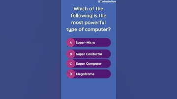💻 Supercomputers | The Most Powerful Computers of All 🚀 #shorts #quiz