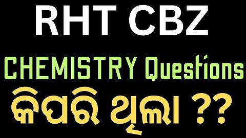 RHT Mains 2023 || CBZ Chemistry analysis || RHT Mock || RHT Cutoff || RHT Chemistry || Tgt 2023