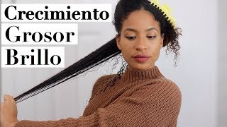 AGUA DE ARROZ 3 EN 1 Crecimiento, grosor y brillo para el pelo | Rice water for natural hair growth