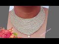 How To Make Designer Necklace At Home | DIY |  Bridal Necklace | Chokar  | Uppunuti Home