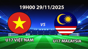 🔴TRỰC TIẾP | U17 Việt Nam - U17 Malaysia | Vòng Loại U17 Châu Á | Đối Đầu Kịch Tính
