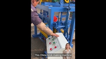 QT40-1 Concrete Block Making Machine#construction #blockmakingmachine