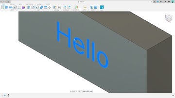how to create text on fusion 360 easy tutorial