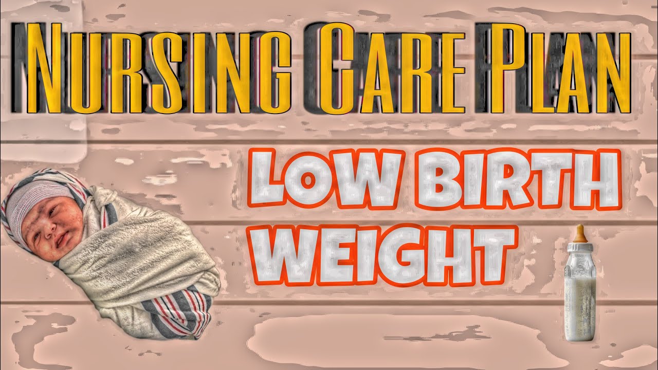 Nursing Care Plan: Low Birth Weight - YouTube