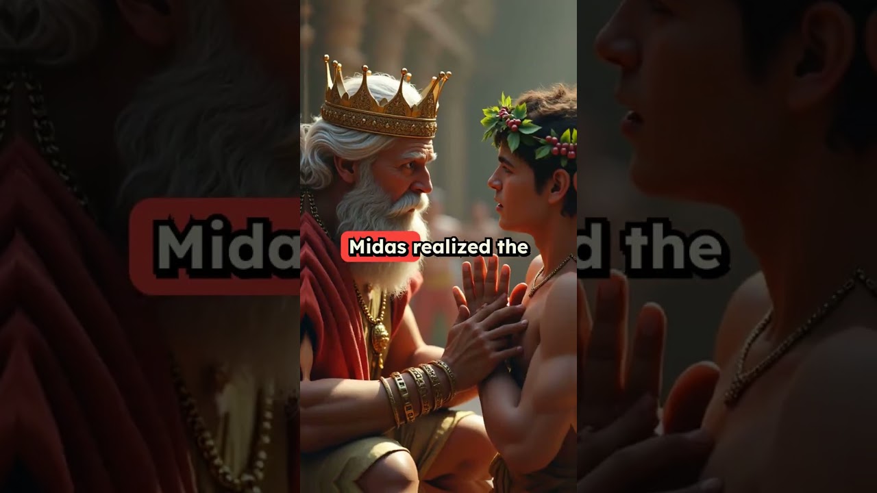 The Tragic Lesson of King Midas' Golden Touch ✨💔
