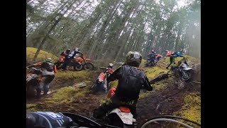 The Suffering Hard Enduro. Tristan Hart finished just 5 places ahead of me ! Vancouver Island.