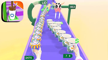 Coffee Stack ​- All Levels Gameplay Android,ios (Levels 196-197)