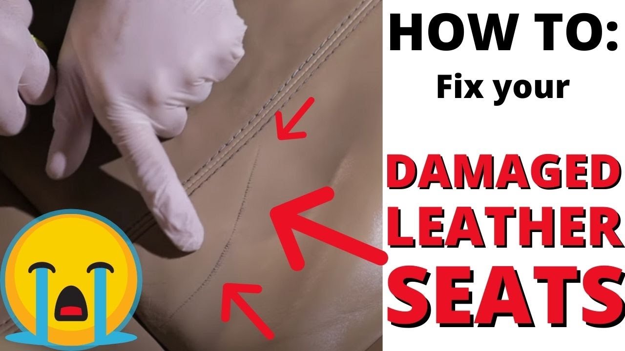 How to Fix Damaged Leather Upholstery Car Detailing Tips and Tricks