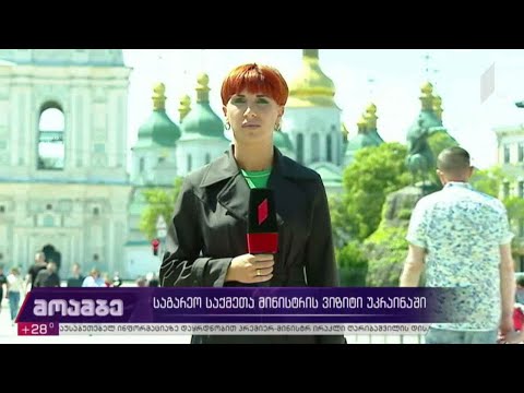 საგარეო საქმეთა მინისტრის ვიზიტი უკრაინაში