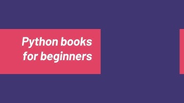 Python books for beginners