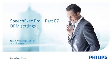 How to configure the Digital Pocket Memo 8500 in Philips SpeechExec Pro