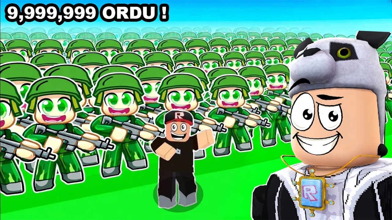 Roblox'ta Dünyayı Ele Geçirmek İçin ORDUMU Kurdum!