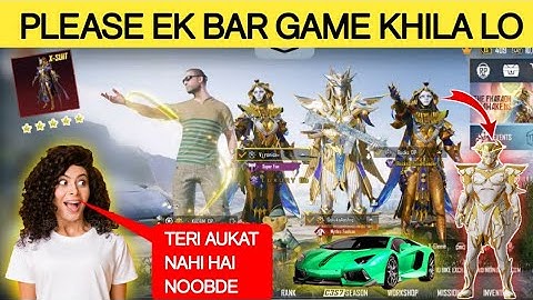 Random 3 Rich Players Call Me Noob / BGMI Best Noob Prank Ever / Classic Gameplay / #11