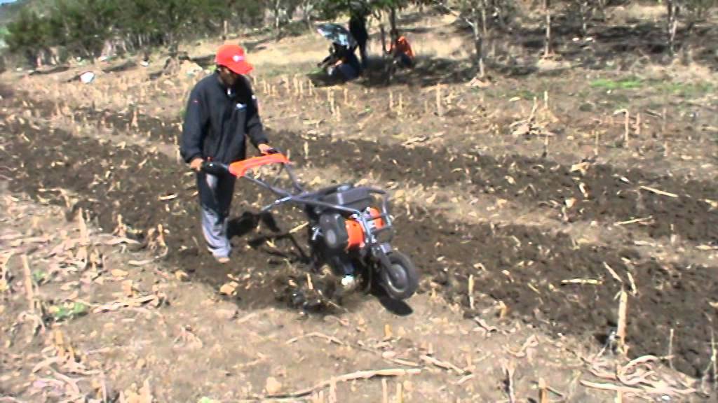 Husqvarna TF230 4 Stroke Tiller YouTube