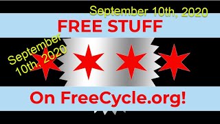Free Stuff on Freecycle, September 10th 2020   9 10 2020