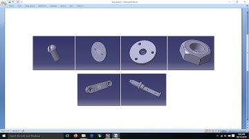 BUTTERFLY VALVE ASSEMBLY | Part Drawing | [Shaft, Retainer, Arm,Plate,Nut, Screw]| PART 2