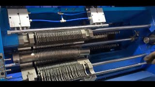 Horizontal bellow expansion joint forming machine #FUGE hydraulic hose bellow forming machine