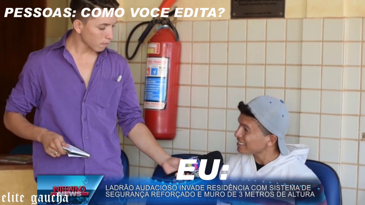PESSOAS COMO VOCE EDITA? EU ESTUDEI YouTube