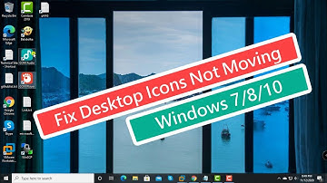 Fix Desktop Icons Not Moving in Windows 7/8/10