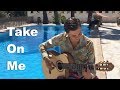 Aha  take on me acoustic  classical fingerstyle guitar by thomas zwijsen