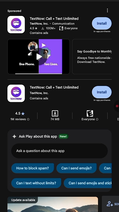 How to download the TextNow app on the Google Play Store in Nigeria 2025 #textplus #textnow