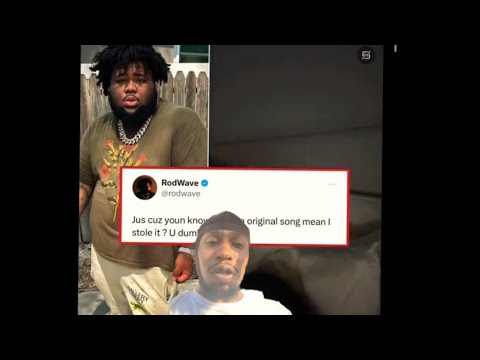 Rod Wave responds to people accusing him of stealing songs - YouTube