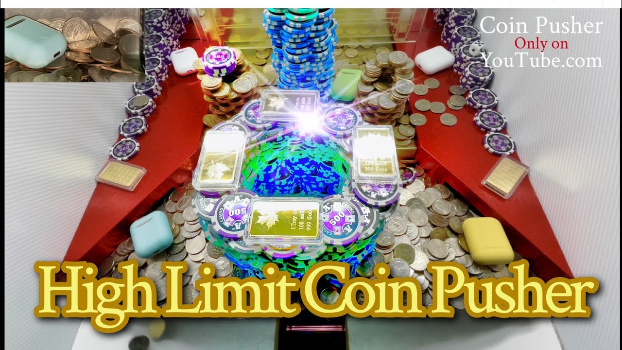 High limit coin pusher S10 E14 YouTube