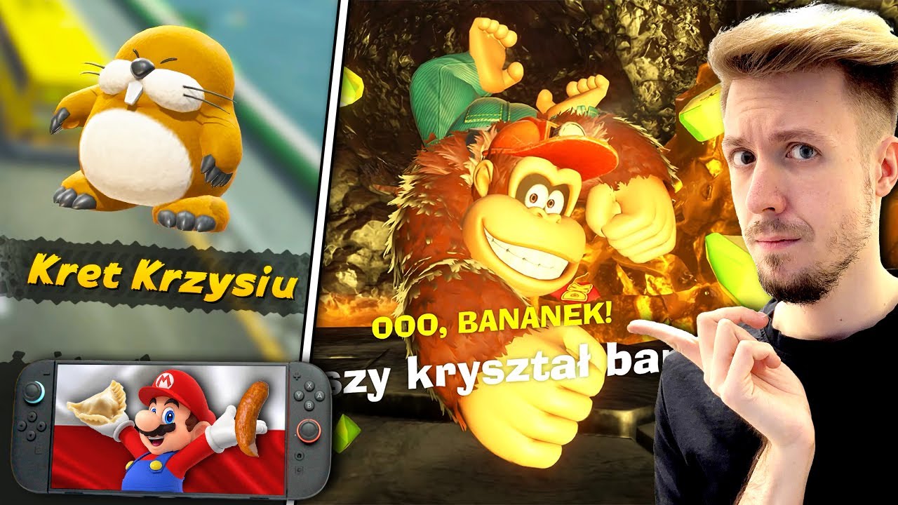 🔥NINTENDO SWITCH 2 po POLSKU! Testuję Mario Kart World i Donkey Kong Bananza!