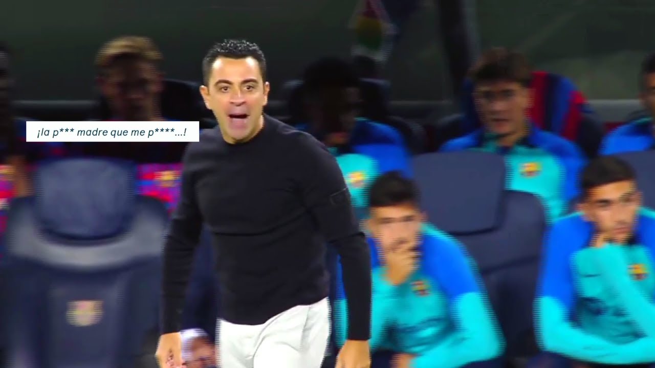 Tremenda bronca de Xavi a Raphinha