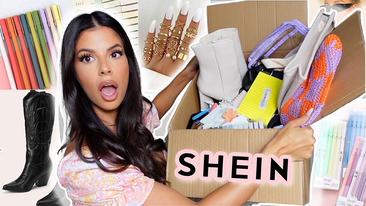 HUGE SHEIN ACCESSORIES HAUL 2022 (shoes, school supplies, sunglasses