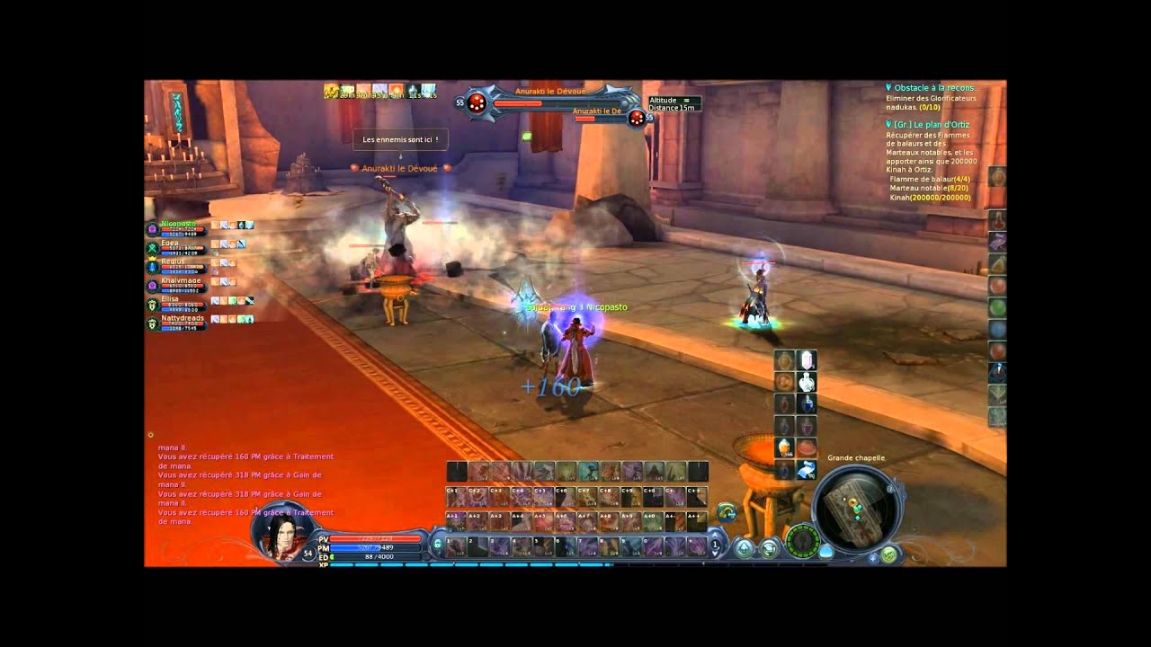 Aion HD fr  (6) Suthran Anurakti temple d'Udas vs 6 Asmodiens