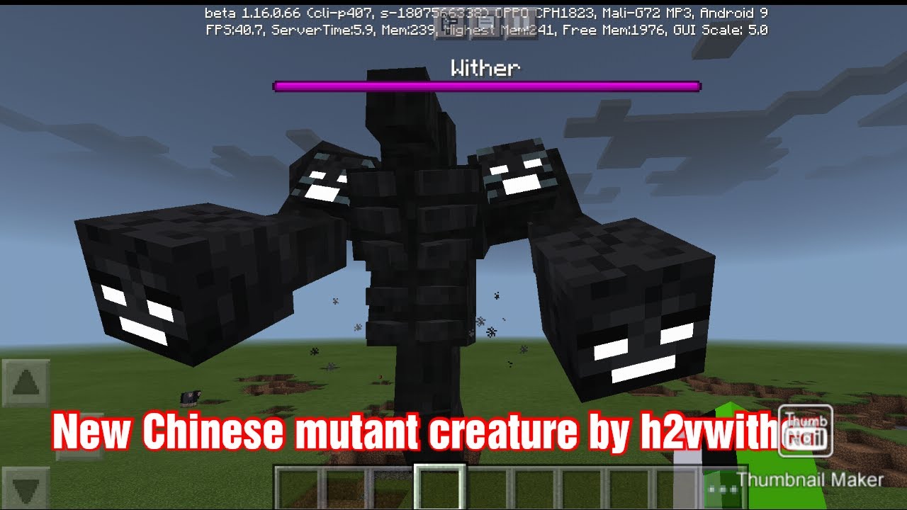 Chinese mutant creatures addon by H2vwither123