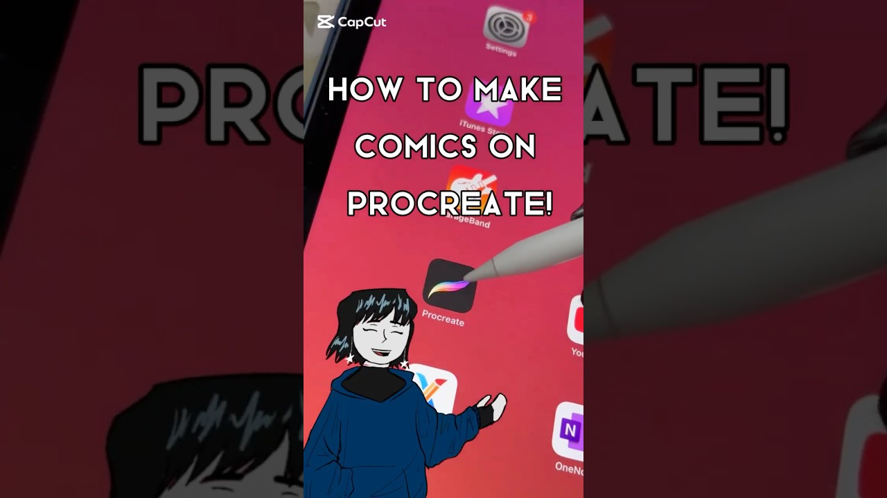 How to draw COMICS on PROCREATE ✍️