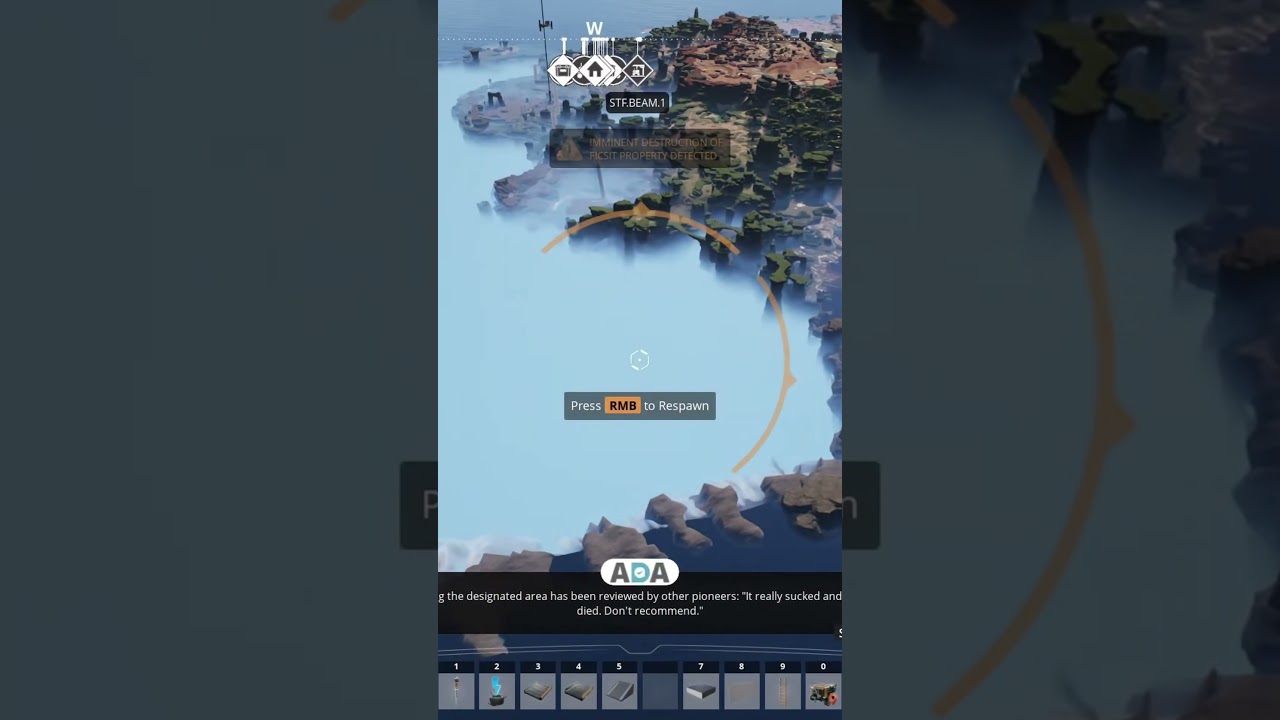 Max's Hyper Tube Canon Went to Far!  #satisfactory  #gaming #shorts