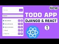 Build a todo app with django and react 1  django and react for beginners