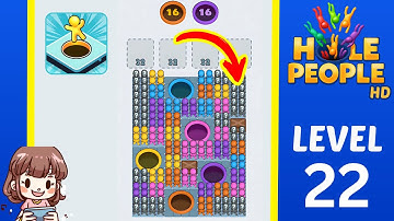 Hole People Level 22 Solution Walkthrough