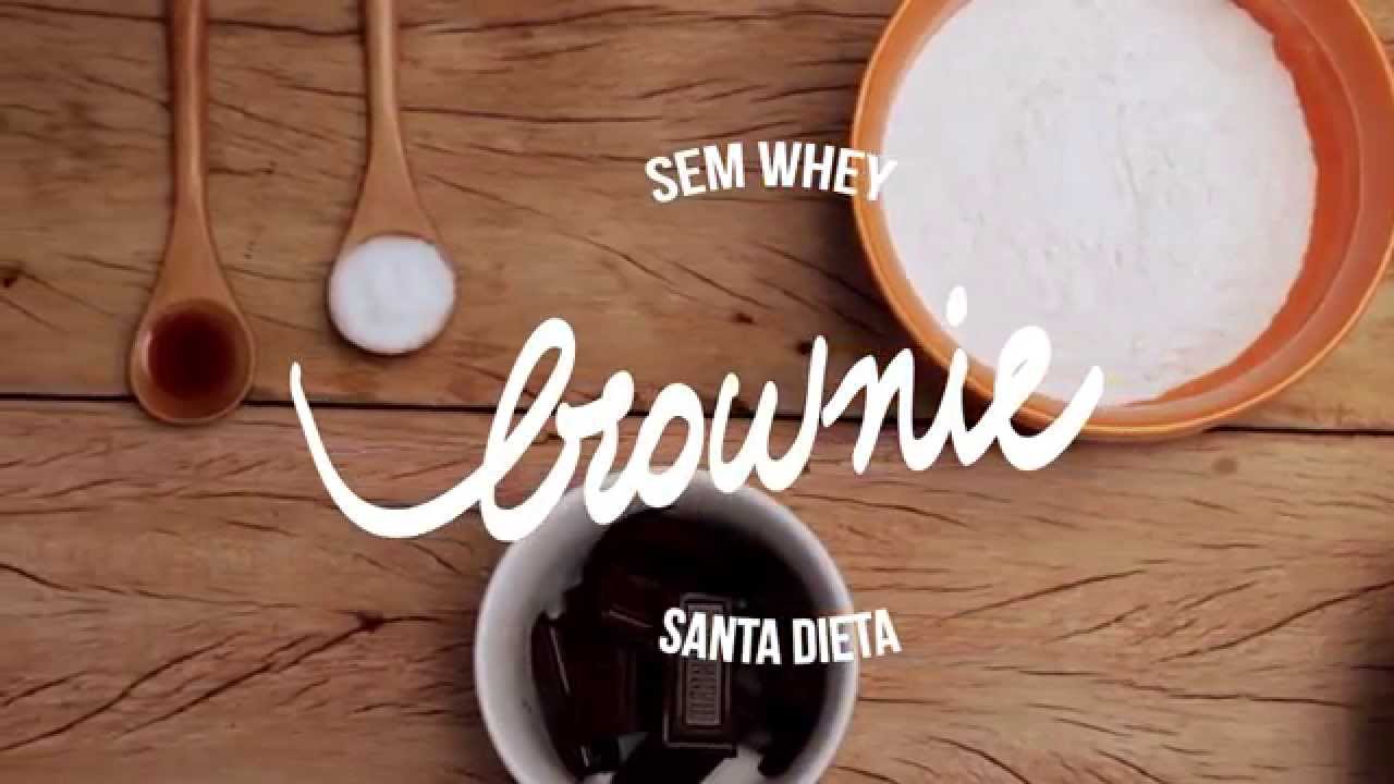 RECEITA DE BROWNIE SEM LACTOSE BLOG SANTA DIETA