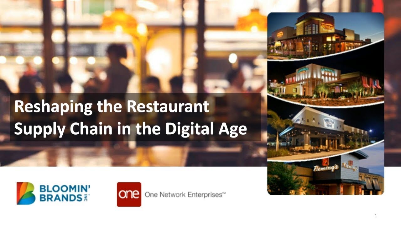 Reshaping the Restaurant Supply Chain in the Digital Age - YouTube