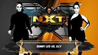 (WWE Title: NXT 2021 Women’s Match) Twins Wrestling Sunny Leo vs. Illy #wwe #nxt2021