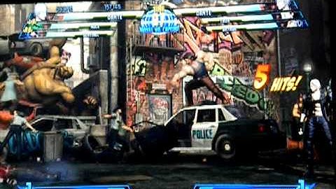 Marvel vs Capcom 3 Arcade Mode playthrough Dante/Hulk/Sentinel Part 3