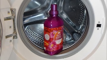 Experiment, test - bottle of fabric softener in a Washing Machine, everywhere fresh air, #109