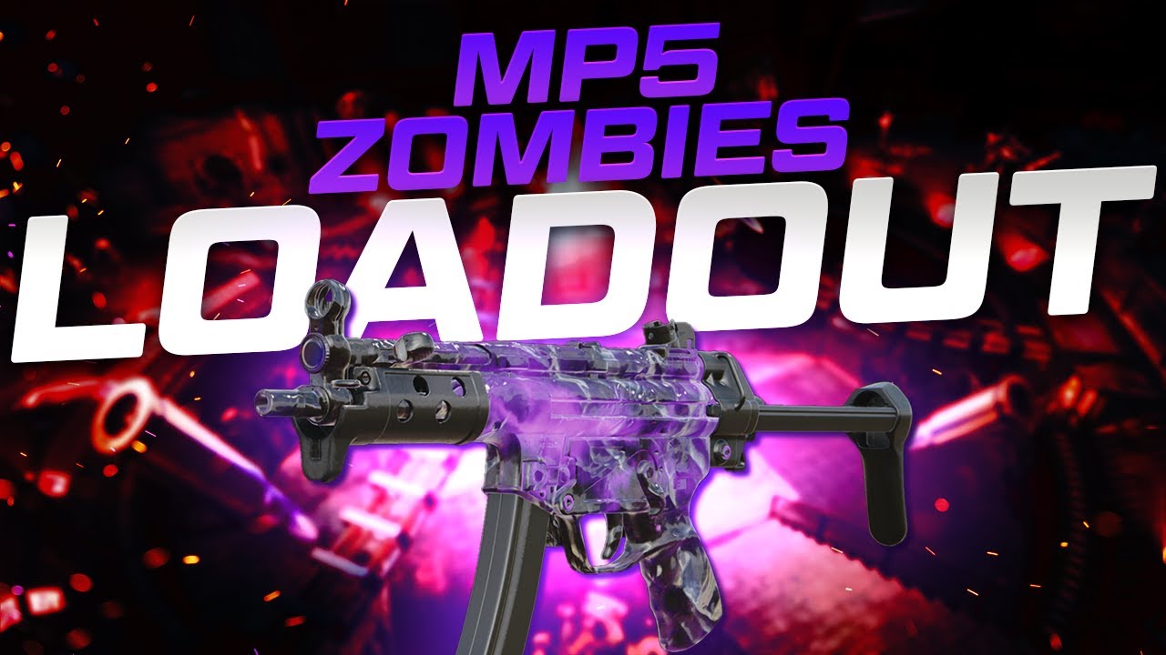 THE BEST ZOMBIES "MP5" LOADOUT IN BLACK OPS COLD WAR (BEST CLASS SETUP
