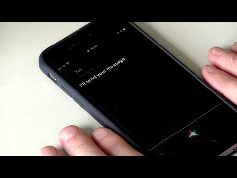 Sending texts with VoiceOver and Siri
