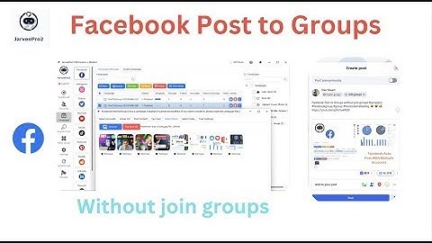 Facebook Post to Groups without join groups #jarveepro #facebookgroup  #group #facebookmarketing