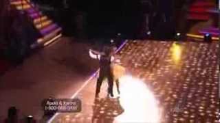 Apolo Anton Ohno and Karina Smirnoff - Quickstep - Week 2