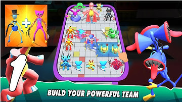 Merge Blue Monster: Battle Run Gameplay Walkthrough #1 - Level 1 ~ 10 (Android, IOS)