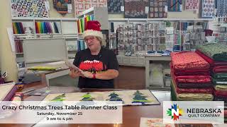 Celebrity Crazy Christmas Trees Table Runner Class Wealth
