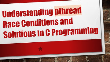 Understanding pthread Race Conditions and Solutions in C Programming