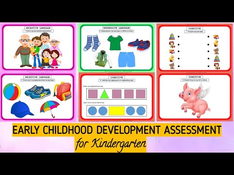 ECD ASSESSMENT FOR KINDERGARTEN || EARLY CHILDHOOD DEVELOPMENT ASSESSMENT