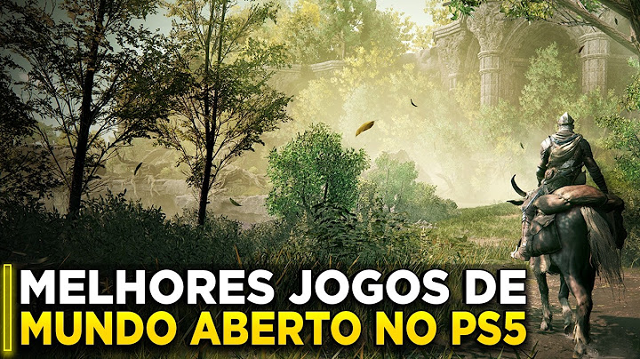 TOP 10 MELHORES JOGOS DE MUNDO ABERTO PARA PS5